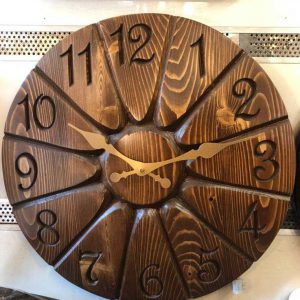 ساعت دیواری چوبی مدل ونیز