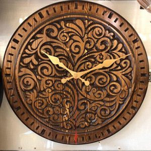 ساعت دیواری چوبی مدل میلان